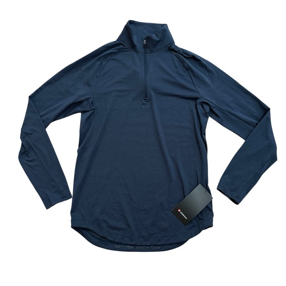 Lululemon License to Train Half Zip Pullover Long Sleeve True Navy Size Small - Picture 3 of 8